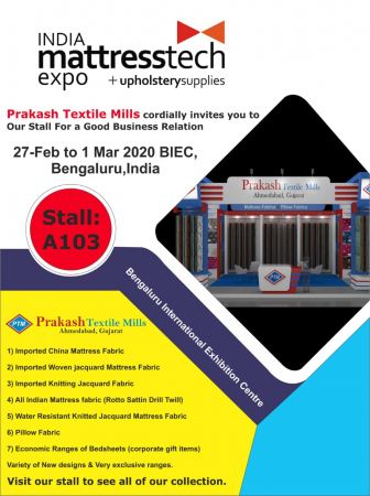 India Mattresstech Expo 2020, Bangalore